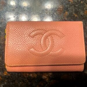 CHANEL Key Case light pink